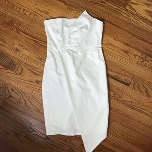 Lulu’s Cream Strapless Dress